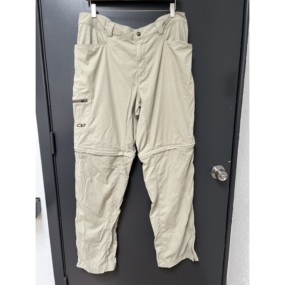 Outdoor Research Convertible Pants Men's Size 36 Light Khaki